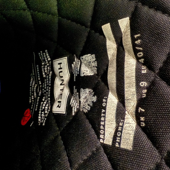 Hunter Refined Quilted Over The Knee Boots Size - Picture 8 of 14